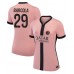 Paris Saint-Germain Bradley Barcola #29 Tredjedrakt Dame 2024-25 Korte ermer